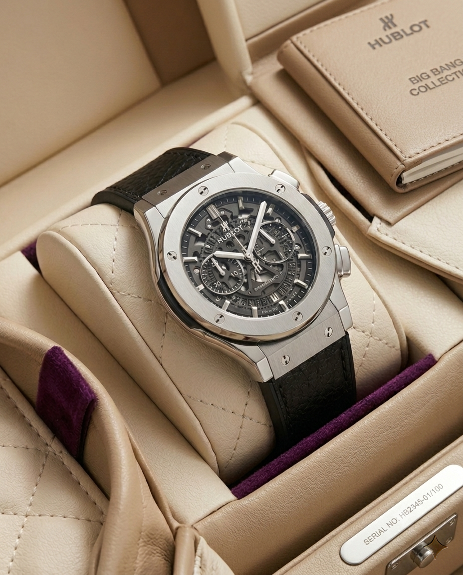 Luxury Skeleton Men's Watch – Premium Stainless Steel Chronograph Watch