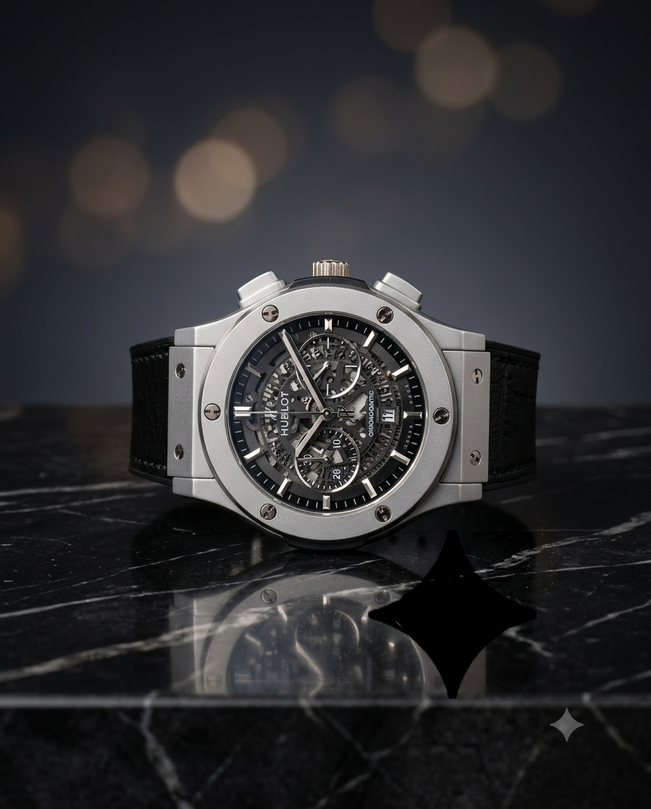 Luxury Skeleton Men's Watch – Premium Stainless Steel Chronograph Watch