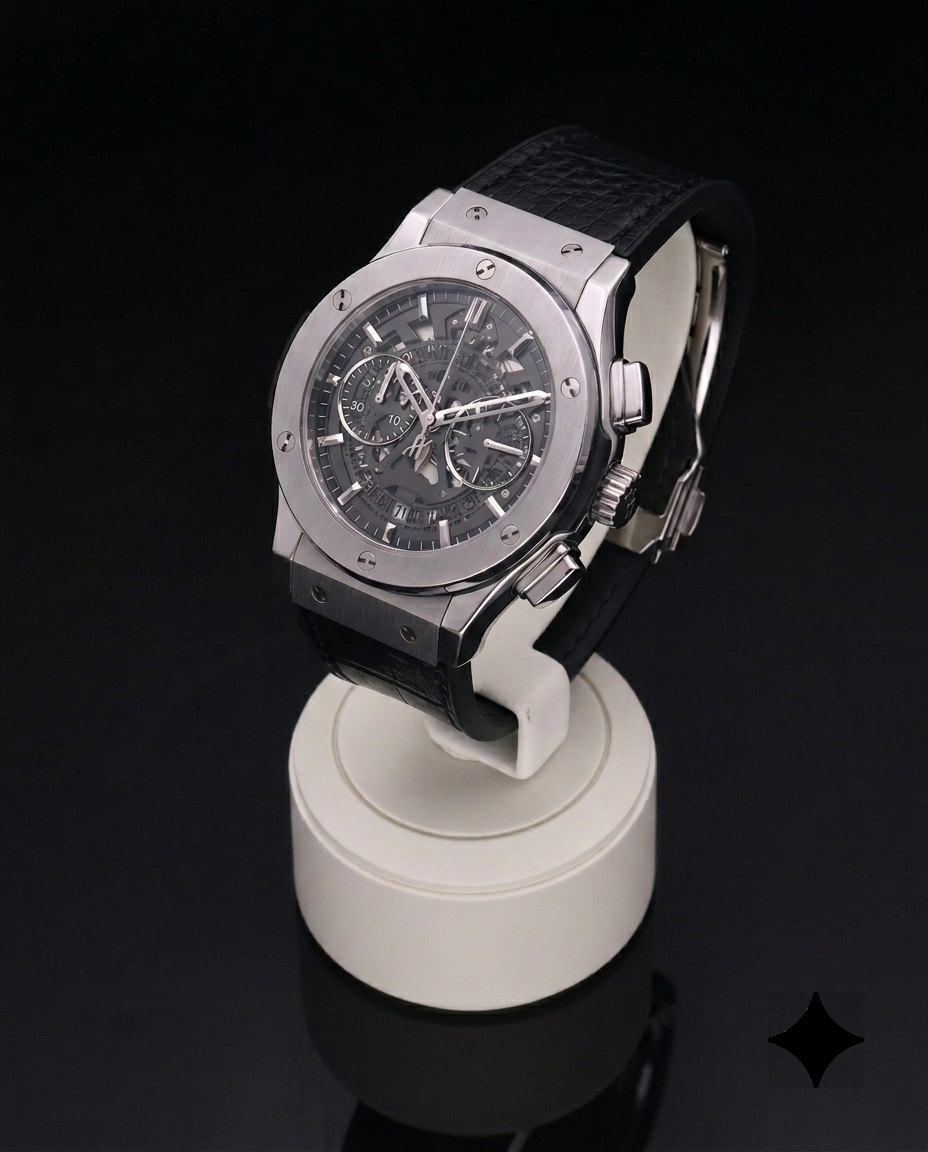 Luxury Skeleton Men's Watch – Premium Stainless Steel Chronograph Watch